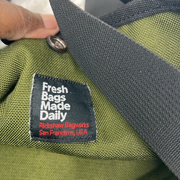 Rickshaw bagworks Tote Fresh Bags 16.5” H X 13”W Unisex Made Daily - Picture 3 of 12